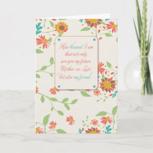 Der Muttertag der Schwiegermutter in der Zukunft r Karte