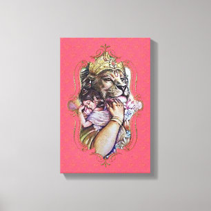 Der Mystiker von Indien 25 - verschlungene Canvas Leinwanddruck