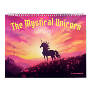 Der mystische Einhornkalender Kalender