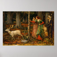 Der mystische Wald von John William Waterhouse