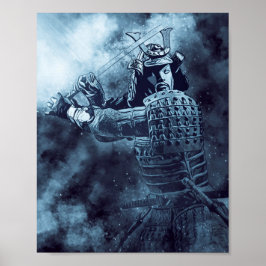 Der mythische Krieger der SAMURAI-Legende RONIN Poster