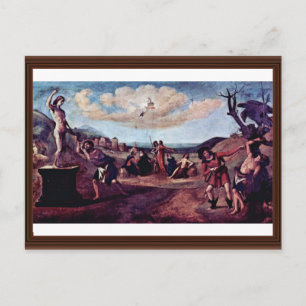 Der Mythos von Prometheus Malsequenz Postkarte