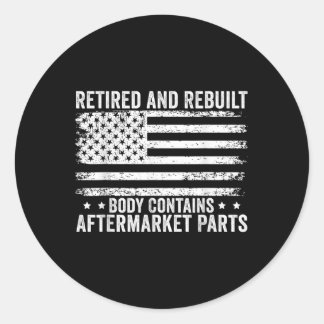 Der Nachrüstkörper enthält einen nachbörslichen Te Runder Aufkleber