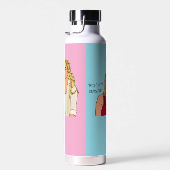 Der nächste Schritt "Es ist eine Emilyokratie" Trinkflasche (Rechts)