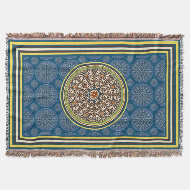 Der Nachtgarten von Shiraz Throw Decke (Vorderseite)