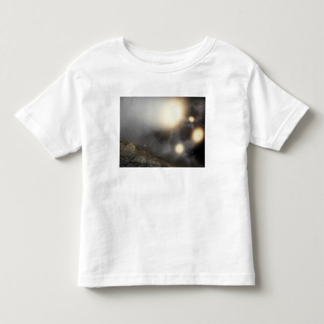 Der Nachthimmel wurde aus einem hypothetischen Flu Kleinkind T-shirt (Vorderseite)
