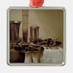 Der Nachtisch, 1637 Ornament Aus Metall