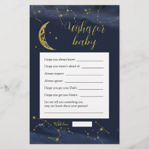 Der nächtliche Himmel über dem Mond wünscht sich e