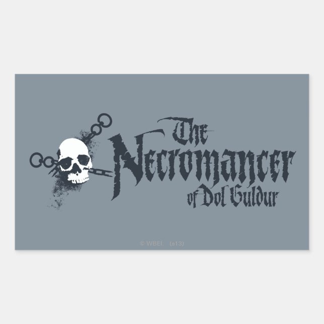 Der Name der Nekromantin Rechteckiger Aufkleber (Vorderseite)