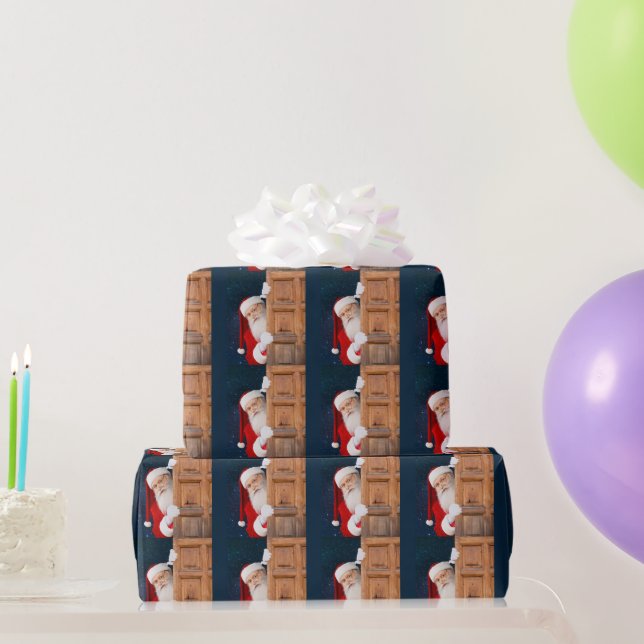 Der Name der Weihnachtsgrußkarte Geschenkpapier (Partygeschenke)