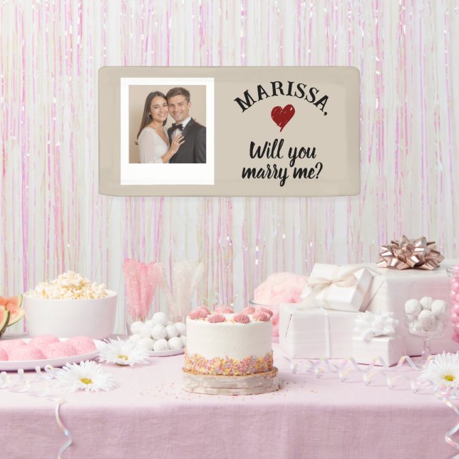 Der Name des benutzerdefinierten Fotos heiraten de Banner (Party)
