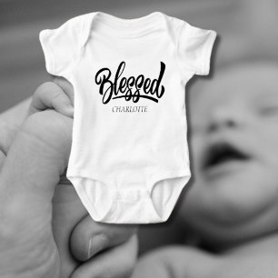 Der Name des gesegneten Babys Baby Strampler