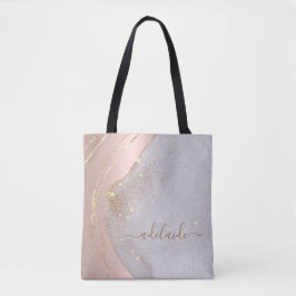 Der Name des Goldene Monogramm-Signatur-Skripts de Tasche