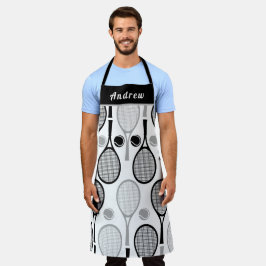 Der Name des modernen Black & Grey Tennis Vaters C Schürze