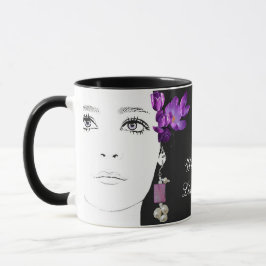 Der Name Lizzie Blumenmädchen ist hübsch Tasse