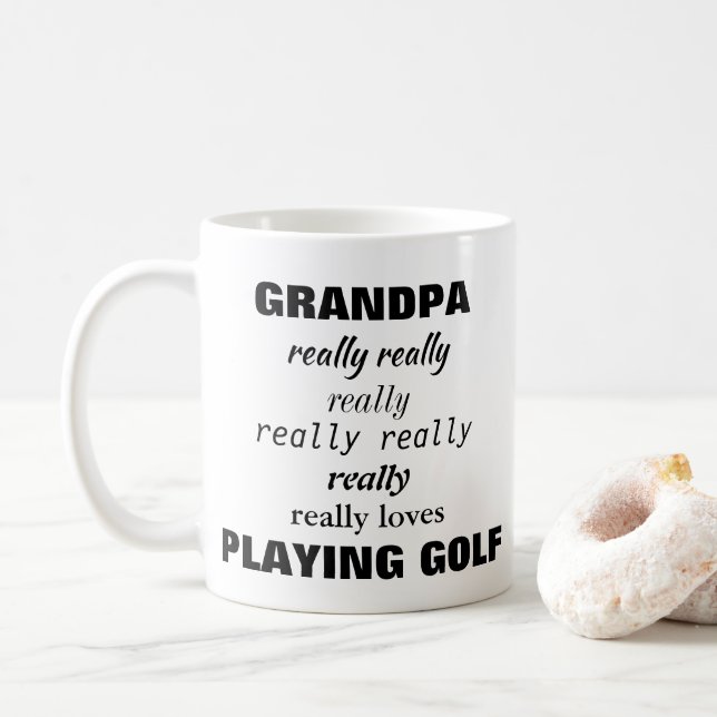 Der Name mag wirklich (oder Lieben) Betreff Kaffeetasse (Mit Donut)