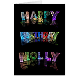 Der Name Molly in 3D Lights (Foto)