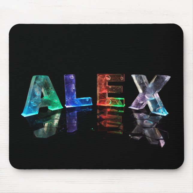 Der Namensalex in den Lichtern Mousepad (Vorne)