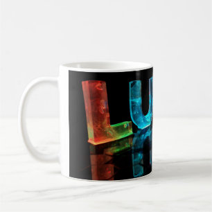 Der NamensLuke in 3D beleuchtet (Fotografie) Kaffeetasse