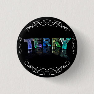 Der Namensterry - Name in den Lichtern Button