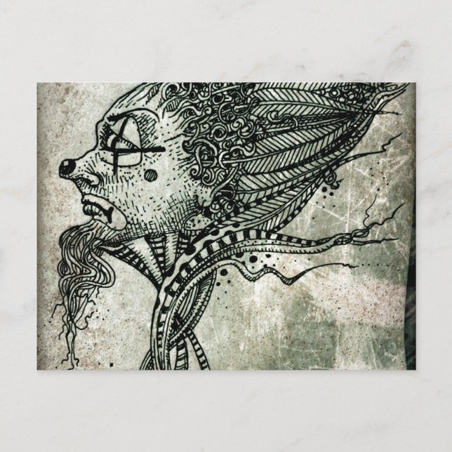 Der Narr Postkarte (Vorderseite)