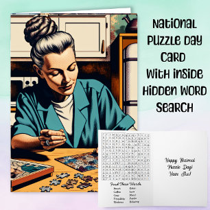 Der National Puzzle Tag ist am 29. Januar  Karte