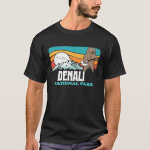 Der Nationalpark Denali Alaska Berge Banjo Bear T-Shirt