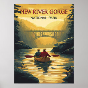 Der Nationalpark der New River Gorge Poster