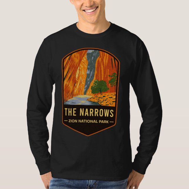 Der Nationalpark Narrows Zion T-Shirt (Vorderseite)