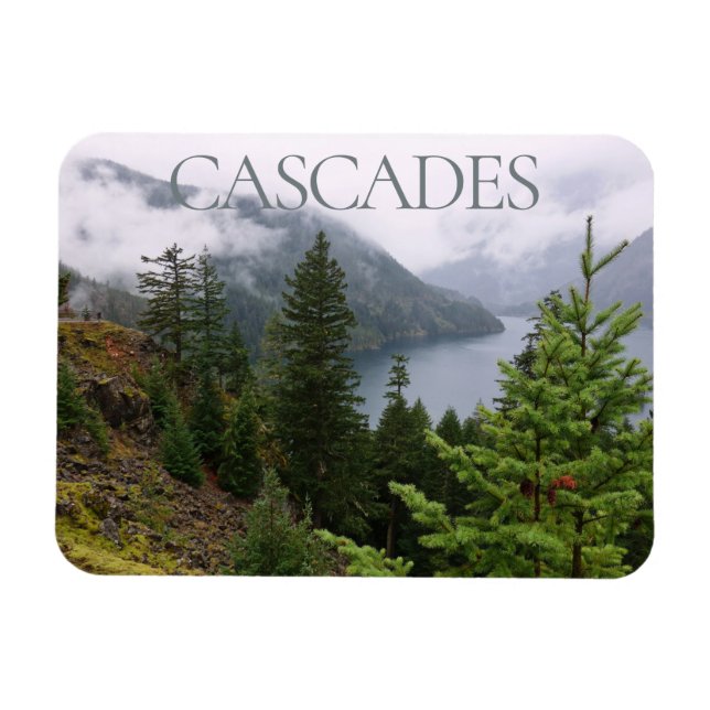 Der Nationalpark Washington North Cascades Magnet (Horizontal)