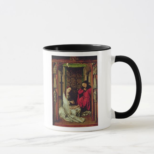 Der Nativity, links Flügel eines Triptychons, Tasse (Rechts)