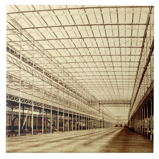 Der Nave am Kristallpalast, Hyde Park, im März Fliese (Vorderseite)