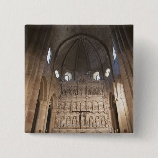 Der Nave des Klosters von Santa Maria De Poblet Button
