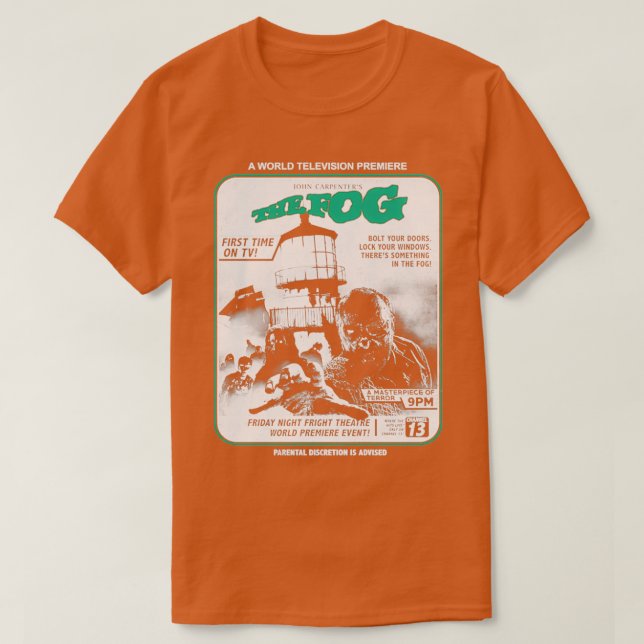 Der Nebel-Horror T-Shirt (Design vorne)