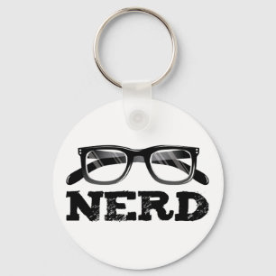 Der Nerd oder die Nerds Schlüsselanhänger