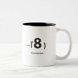 der Nerd-Typ Zweifarbige Tasse