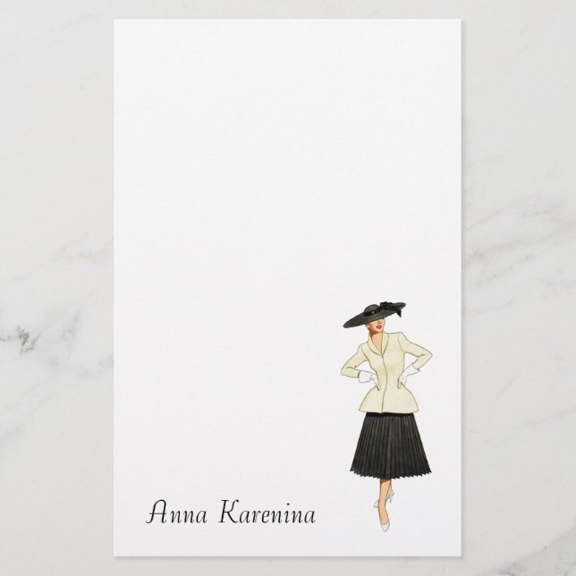 Der neue Blick - Mode Tres Chic stationär Briefpapier (Vorderseite)