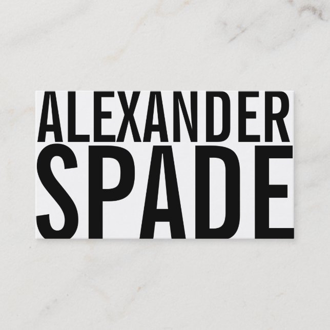 Der neue coole Geschäfts-Karten-Maler, Visitenkarte (Vorderseite)