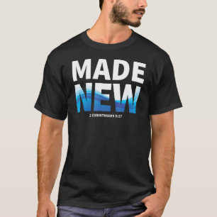 Der neue Glaube an Christus in der Wasserwelle T-Shirt