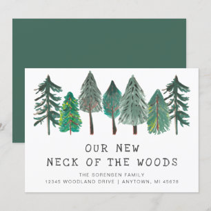 Der neue Hahn des Waldes Rustikale Bewegung Ankündigung