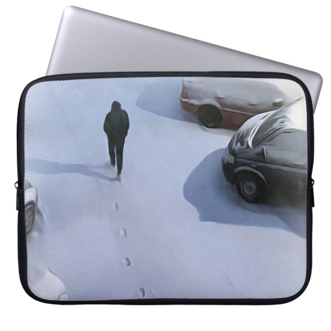 Der neue Schnee Laptopschutzhülle (Vorderseite)