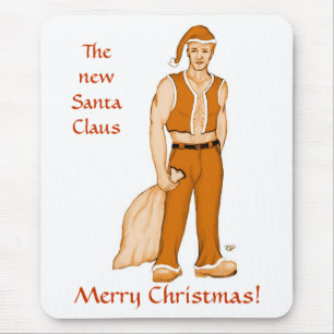 Der neue Weihnachtsmann - Frohe Weihnachten! Mousepad