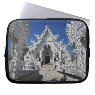 Der neue weiße Tempel von Wat Rong Khun in Laptopschutzhülle