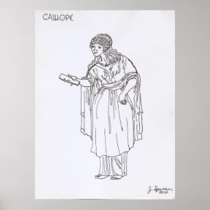 Der neun Grieche Musen: Calliope 1 von 9 Poster