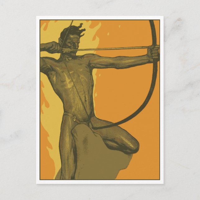 Der neunte Pfeil von Fritz Erler Postkarte (Vorderseite)