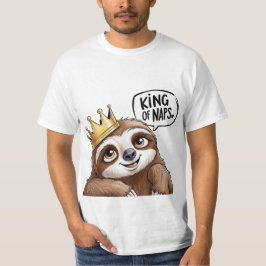 Der Nickerchen King - ein klassischer Faultier T-Shirt