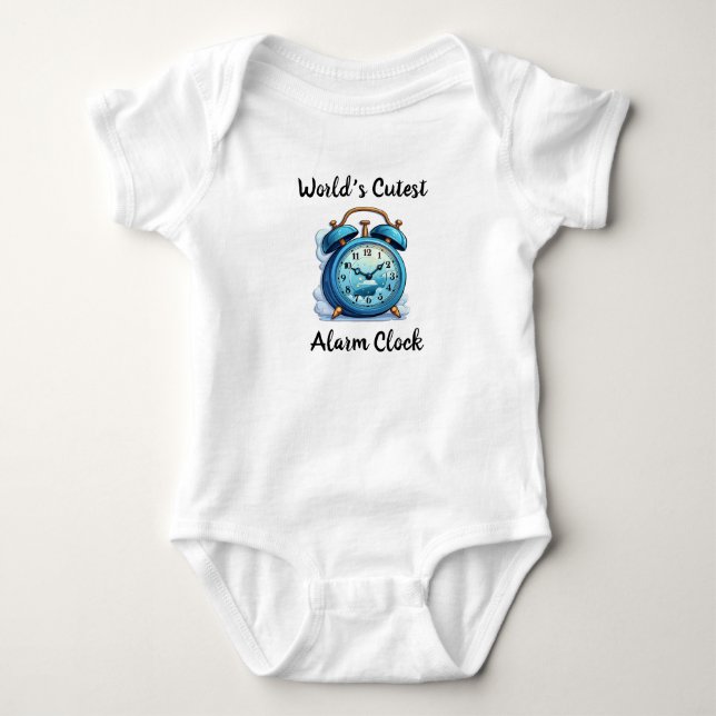 Der Niedliche Baby Clock Baby Bodysuit der Welt Baby Strampler (Vorderseite)