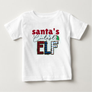 Der Niedliche Elf des Weihnachtsmanns Baby T-shirt
