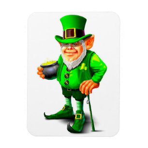 Der NIEDLICHE LEPRECHAUN-Magnet Magnet