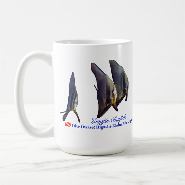 Der Niedliche Longfin Batfish Kaffeetasse (Links)